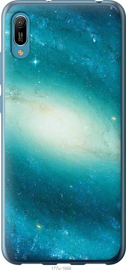

Чехол на Huawei Y6 2019 Голубая галактика