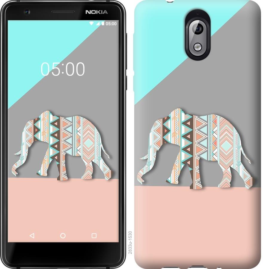 

Чохол на Nokia 3.1 Візерунчастий слон