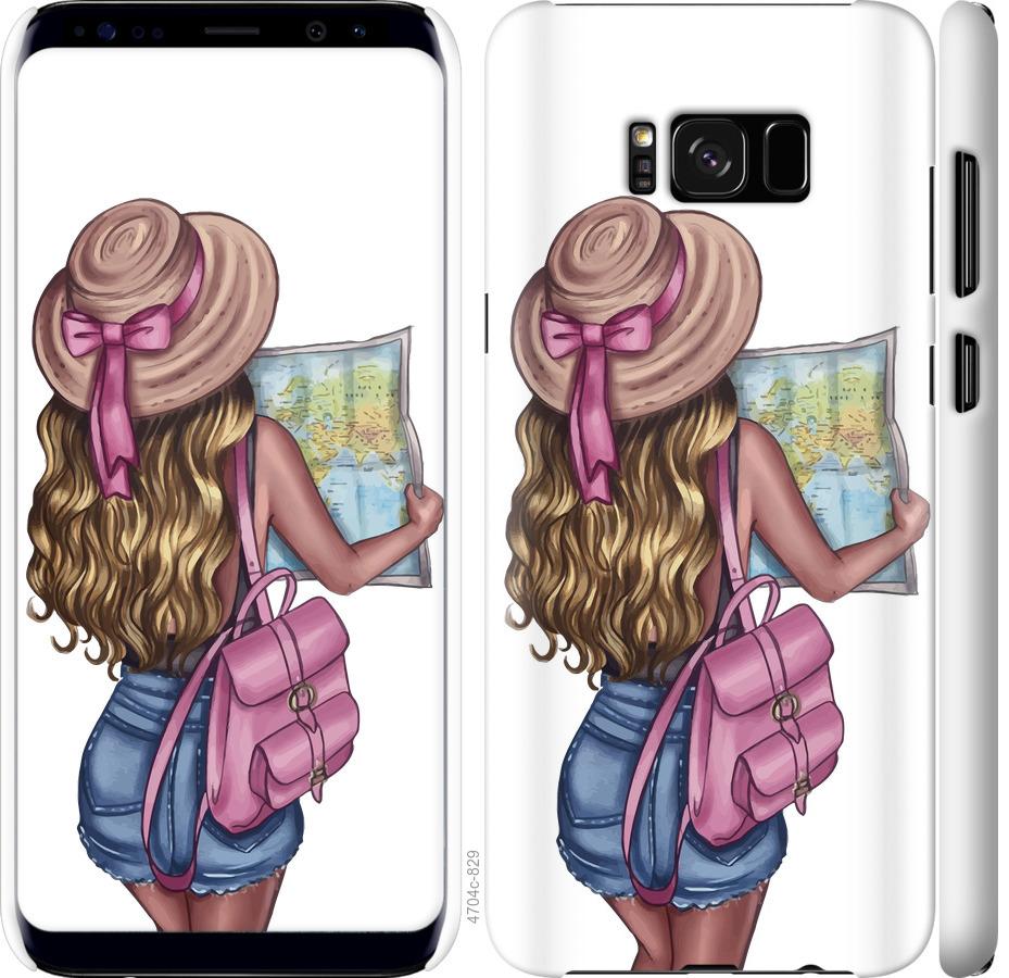 

Чохол на Samsung Galaxy S8 Дівчина з картою