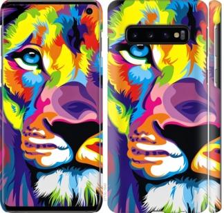 

Чохол на Samsung Galaxy S10 Різнобарвний лев