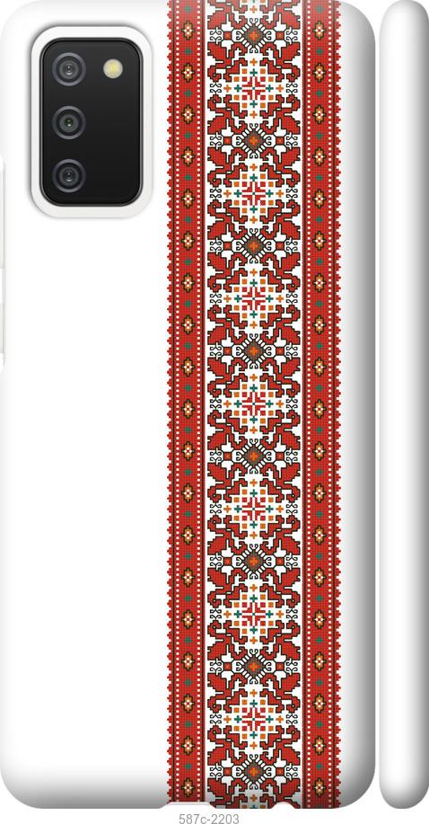 

Чохол на Samsung Galaxy A02s A025F Вишиванка 19