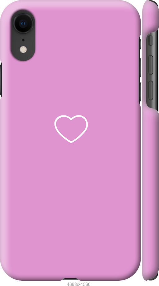 Чехол на iPhone XR Сердце 2