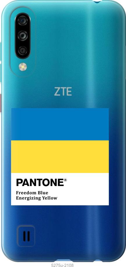 

Чехол на ZTE Blade A7 2020 Прапор Пантон