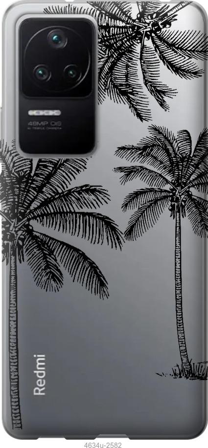 Чехол на Xiaomi Redmi K40S Пальмы1