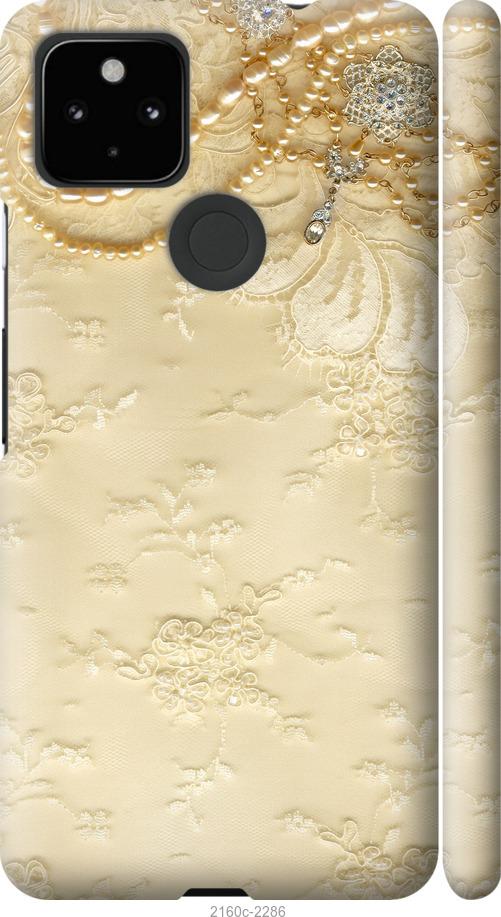 

Чехол на Google Pixel 5A Кружевной орнамент