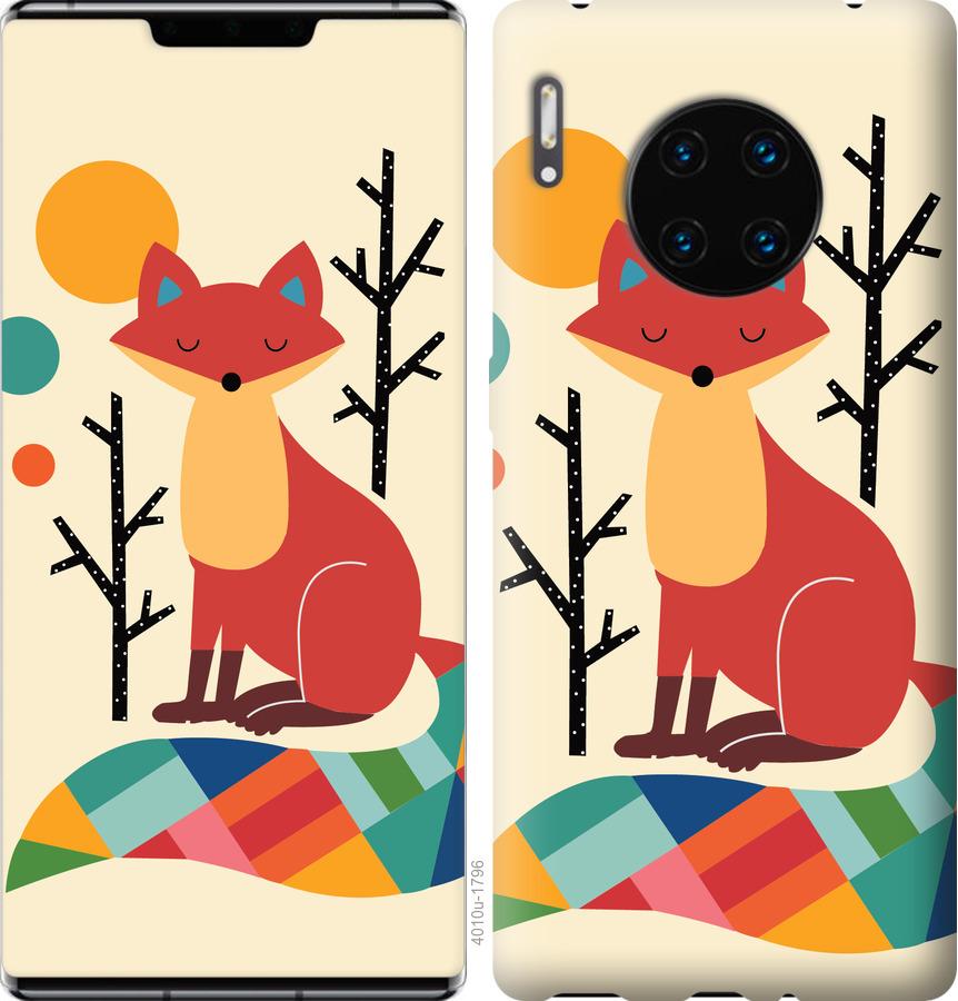 

Чехол на Huawei Mate 30 Pro Rainbow fox
