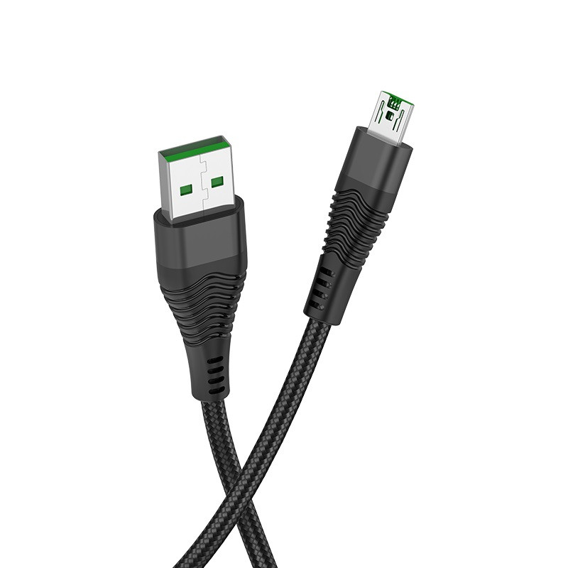 

Дата кабель Hoco U53 Flash microUSB (4A) (1.2m) (Чорний)