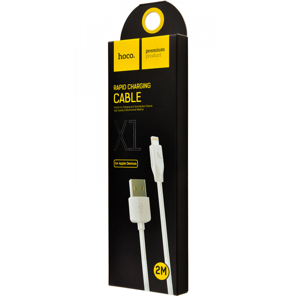 

Дата кабель Hoco X1 Lightning Cable (2m) Белый (107012)