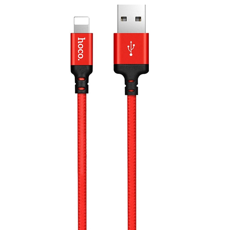 

Дата кабель Hoco X14 Times Speed Lightning Cable (1m) (Червоний)