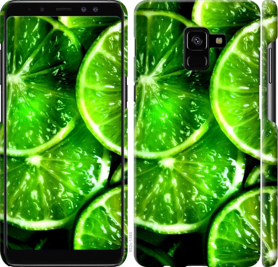 

Чохол на Samsung Galaxy A8 Plus 2018 A730F Зелені часточки лимона