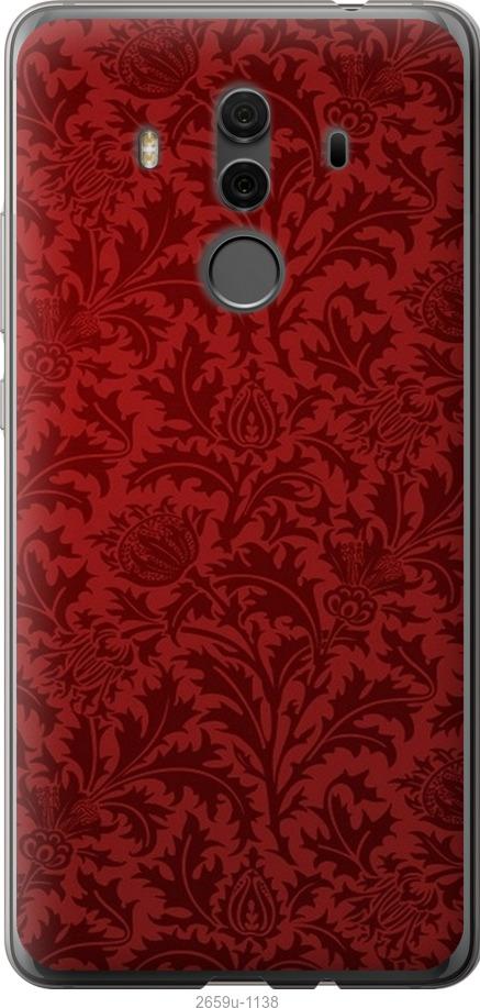 

Чехол на Huawei Mate 10 Pro Чехол цвета бордо