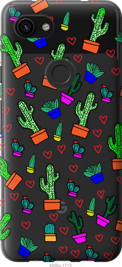 

Чехол на Google Pixel 3a XL Кактусы 4