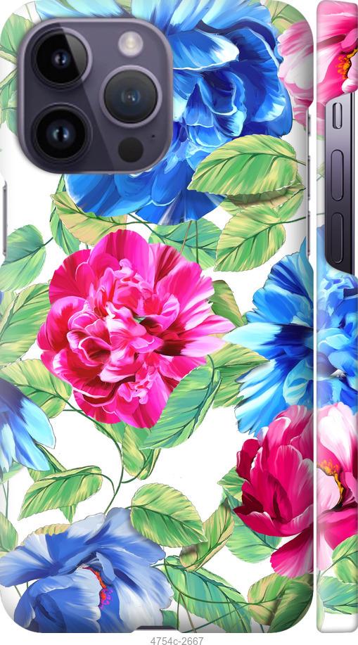 Чехол на iPhone 14 Pro Max Цветы 21