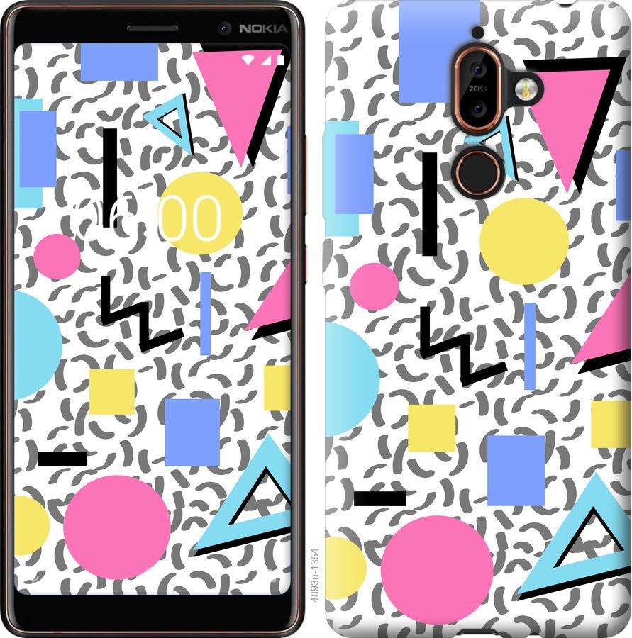 

Чехол на Nokia 7 Plus Color shapes
