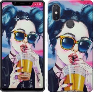 

Чехол на Xiaomi Mi8 SE Арт-девушка в очках