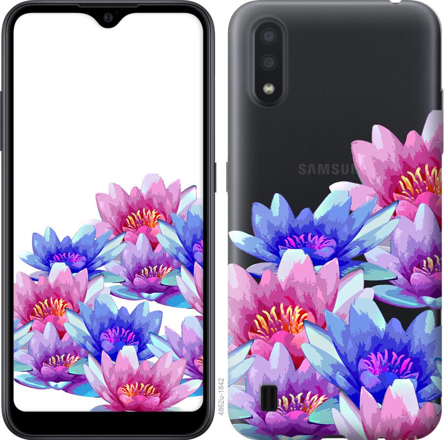 Чохол на Samsung Galaxy A01 A015F Лотос