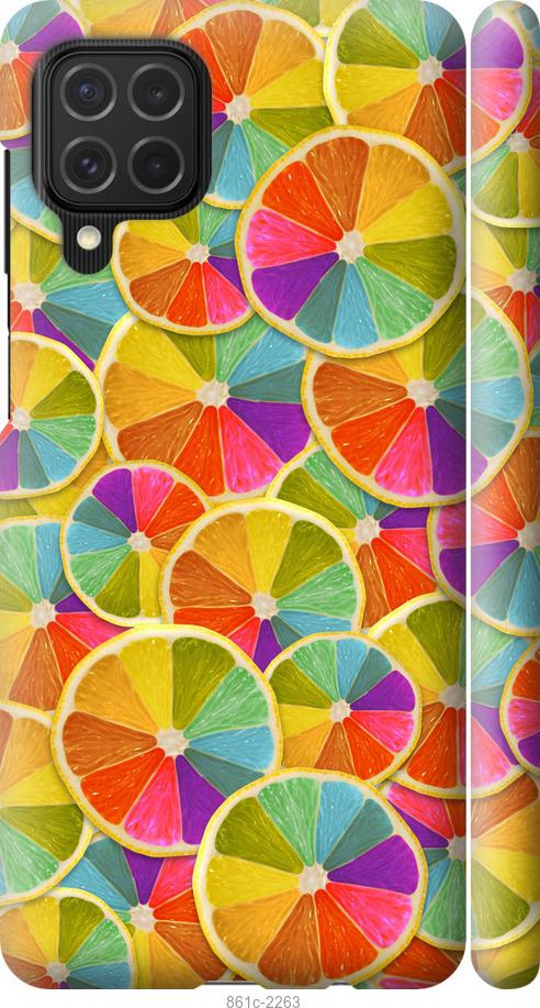 

Чехол на Samsung Galaxy M62 Разноцветные дольки лимона