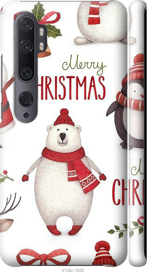

Чехол на Xiaomi Mi Note 10 Merry Christmas