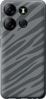 

Чохол на Tecno Spark Go 2023 BF7 Сіра зебра