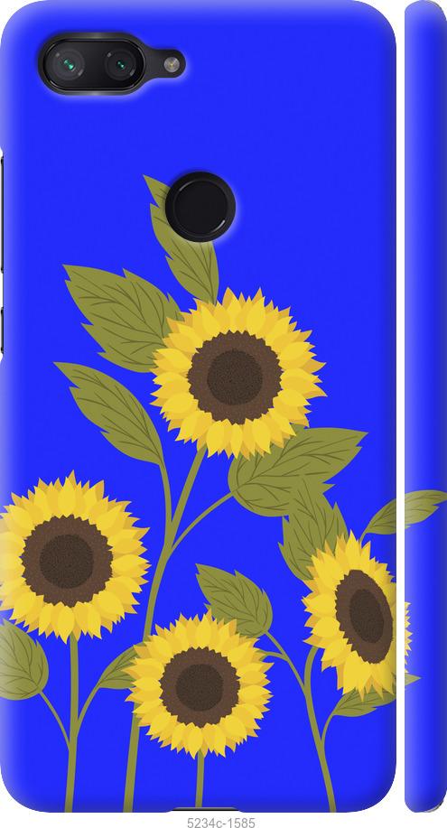 

Чохол на Xiaomi Mi 8 Lite Подсолнухи v2