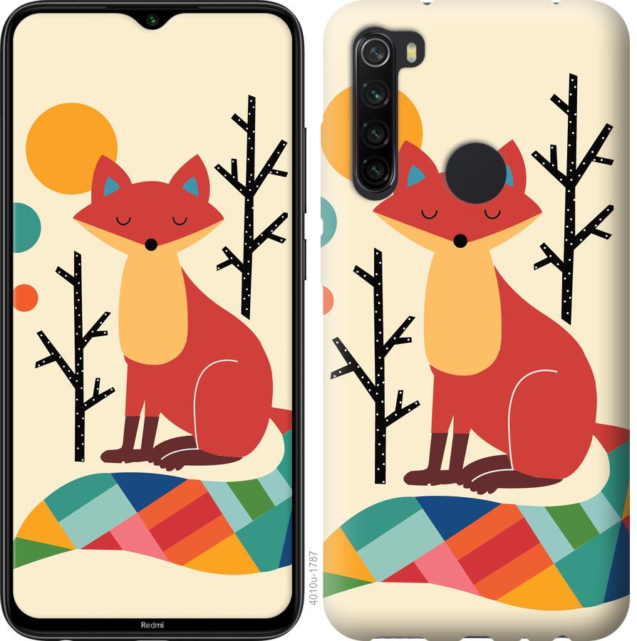 

Чехол на Samsung Galaxy A21 Rainbow fox