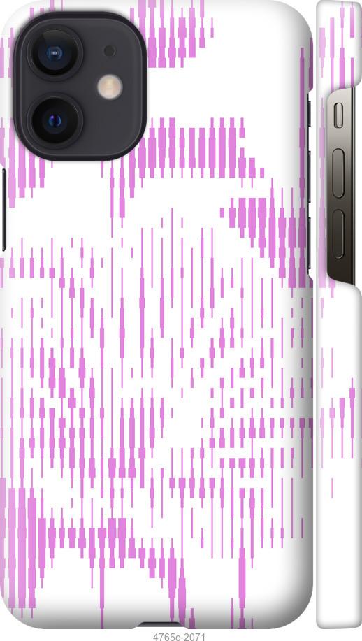 

Чехол на iPhone 12 Mini Розовый бутон. Цветок. Pink Flower Bloom
