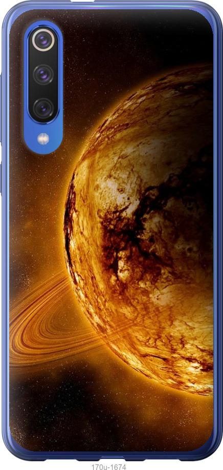 

Чехол на Xiaomi Mi 9 SE Жёлтый Сатурн