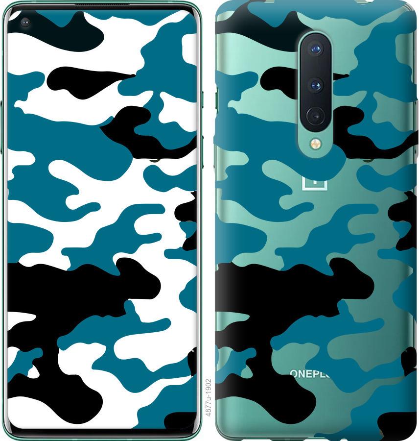 

Чохол на OnePlus 8 Камуфляж прозорий фон