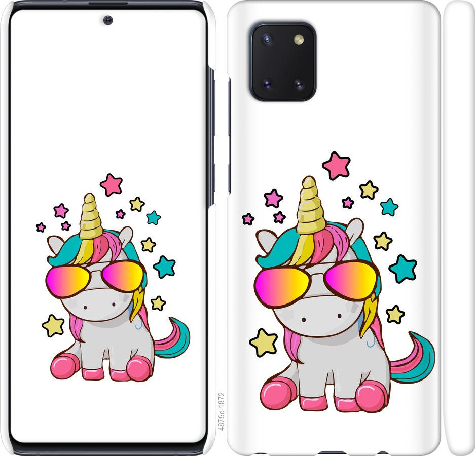 

Чехол на Samsung Galaxy Note 10 Lite Единорог в очках