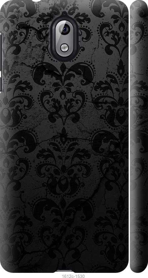 

Чехол на Nokia 3.1 узор черный