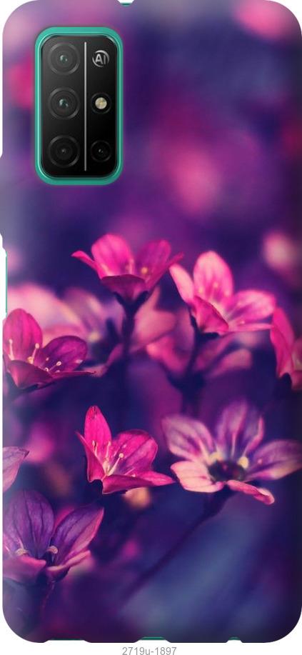 

Чехол на Huawei Honor 30S Пурпурные цветы