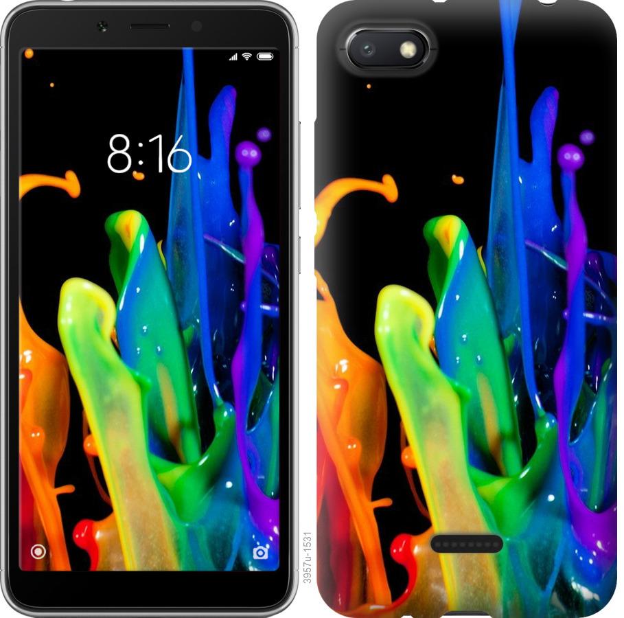 

Чохол на Xiaomi Redmi 6A бризки фарби