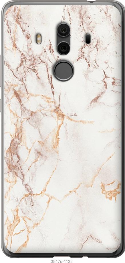

Чехол на Huawei Mate 10 Pro Белый мрамор
