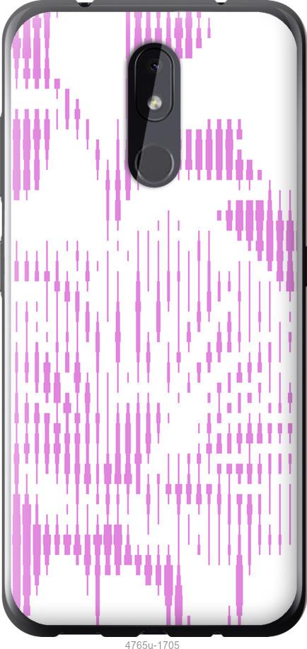 

Чехол на Nokia 3.2 Розовый бутон. Цветок. Pink Flower Bloom