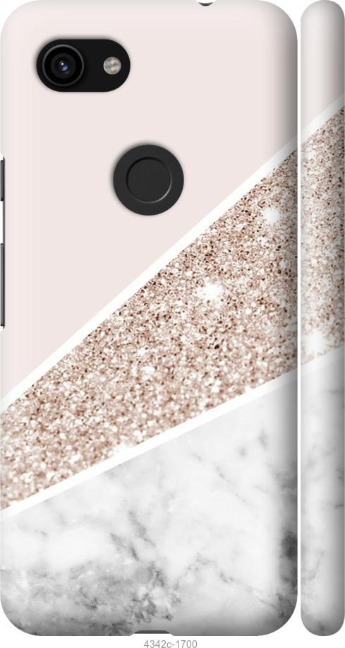 

Чехол на Google Pixel 3a Пастельный мрамор