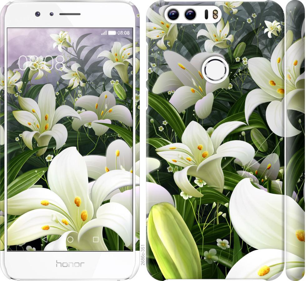 

Чохол на Huawei Honor 8 білі лілії