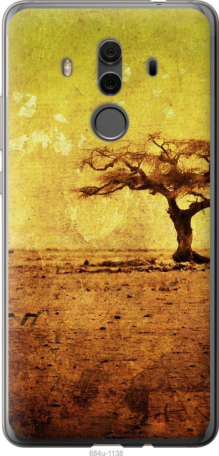 

Чехол на Huawei Mate 10 Pro Гранжевое дерево