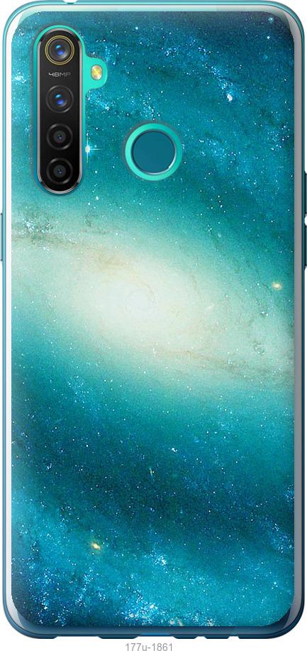 

Чохол на Realme 5 Pro Блакитна галактика