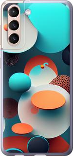 Чехол на Samsung Galaxy S21 Горошек абстракция