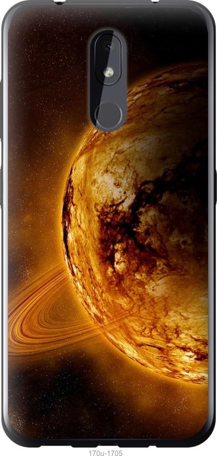 

Чехол на Nokia 3.2 Жёлтый Сатурн