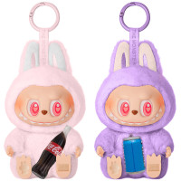 Игрушка - брелок Labubu monsters Pop Mart Big model Cola and Bottle with light and sound