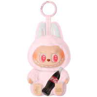 Игрушка - брелок Labubu monsters Pop Mart Big model Cola and Bottle with light and sound