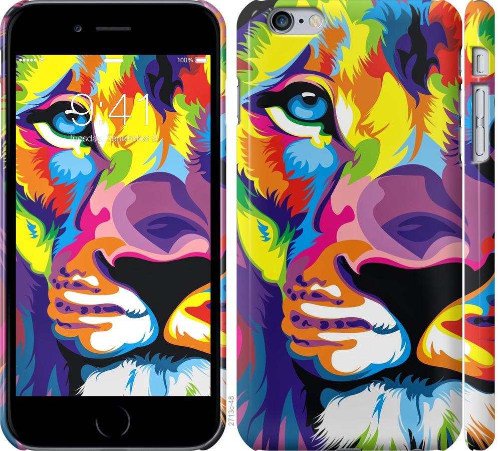 

Чохол на iPhone 6s Plus Різнобарвний лев