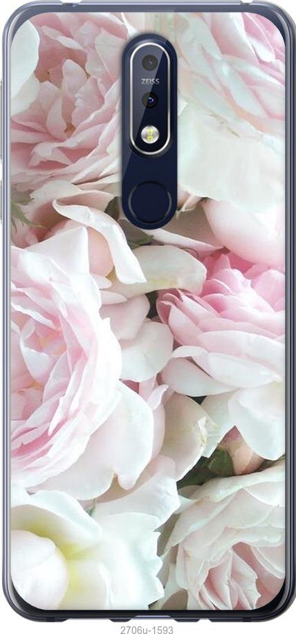 

Чехол на Nokia 7.1 Пионы v2