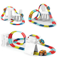 Интерактивный трек с инерционной машинкой SHT 388 Changeable Trak (184pcs/1CAR)