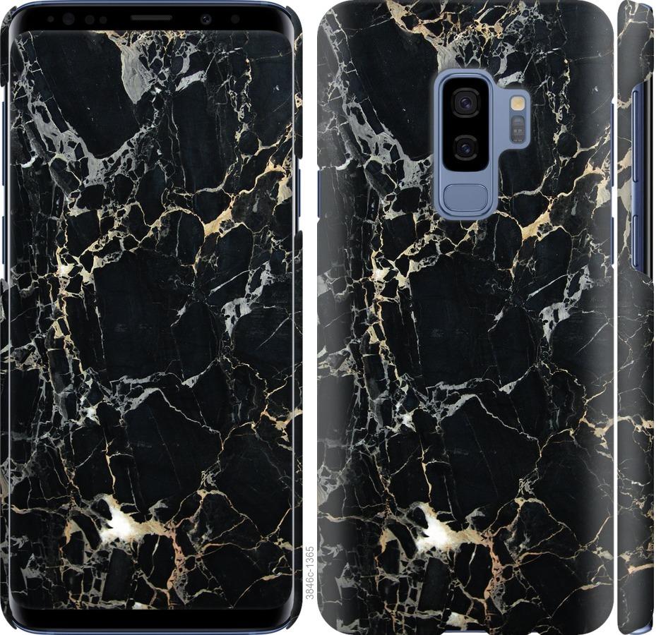 

Чехол на Samsung Galaxy S9 Plus Черный мрамор