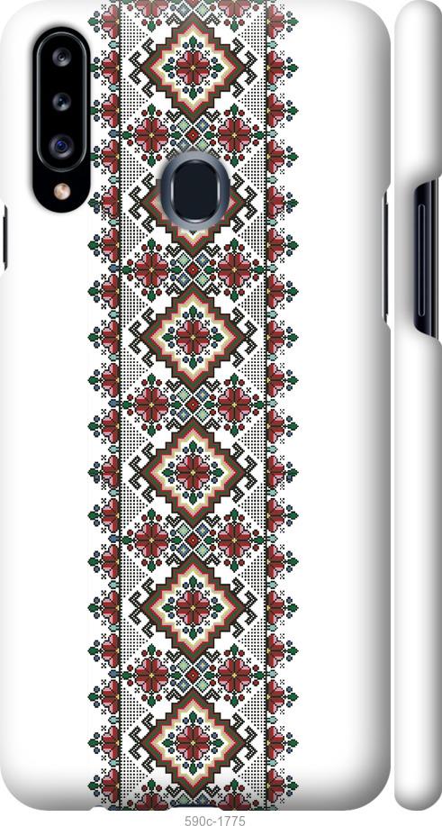 Чехол на Samsung Galaxy A20s A207F Вышиванка 22