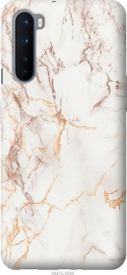 

Чехол на OnePlus Nord Белый мрамор