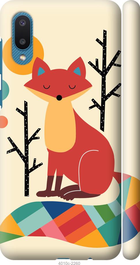 

Чехол на Samsung Galaxy A02 A022G Rainbow fox