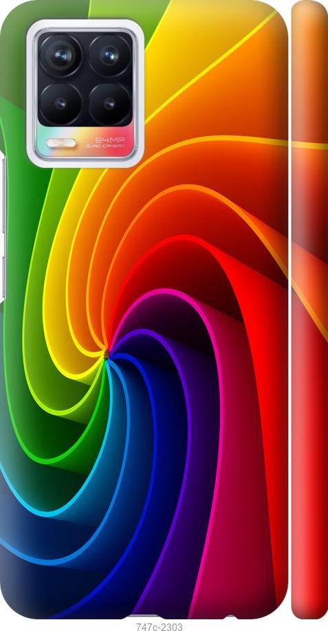 

Чохол на Realme 8 Райдужний вихор